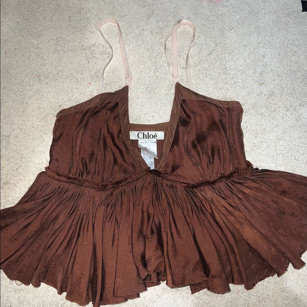 Chloe Brown Stylish Top